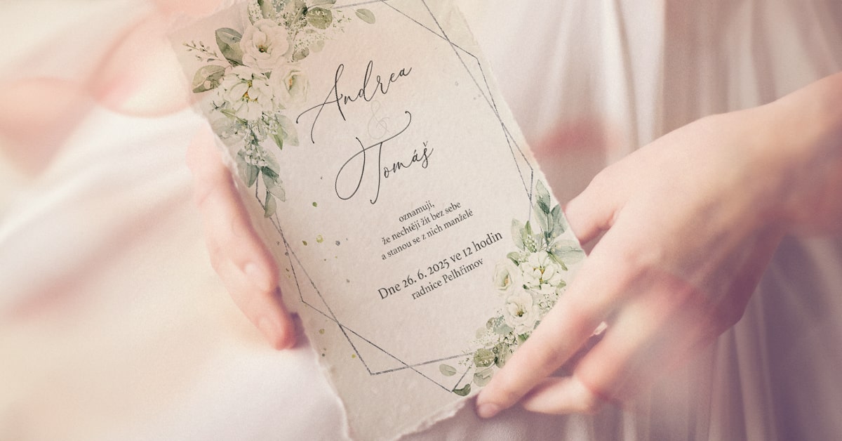 Svatební tiskoviny – seznam 16 nejoblíbenějších tiskovin na&nbsp;svatbu